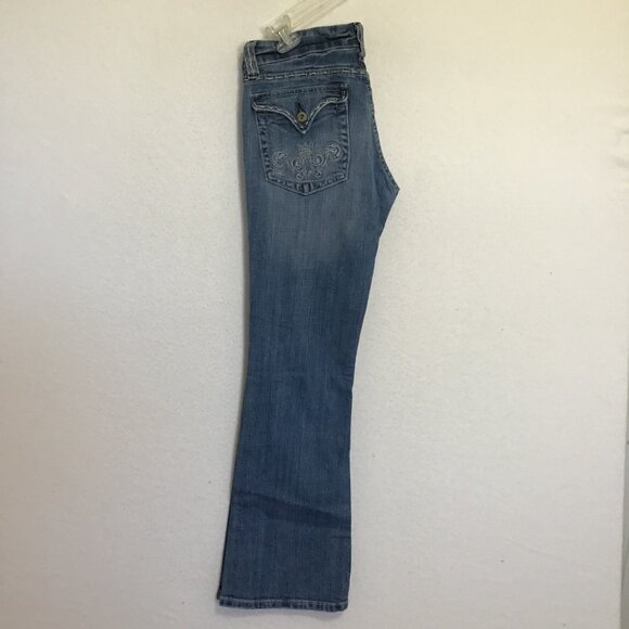 Miss Me Y2K Low Rise Boot Cut Jeans Size 30 - Picture 9 of 13